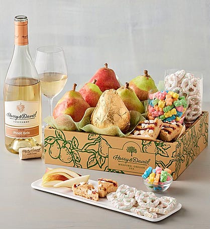 Classic Spring Gift Box with Wine